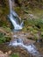 Gostilje waterfall on the Zlatibor mountain in Serbia in autumn