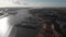 Gota Alv River in Gothenburg, View From Eriksberg, Harbour and Moored Ships