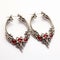 Gothic Adornment Hoop Earrings Inspired By Baroness