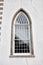 A gothic arch style window