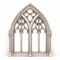 Gothic Architecture: 3d Render Of Religious Georgian Window