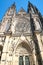 Gothic architecture of Saint Vitus Cathedral In Prague.