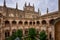 Gothic atrium of Monastery of San Juan de los Reyes in the city of Toledo, Spain