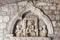 Gothic bas-relief, depicting Madonna with Christ, Kotor, Montenegro