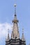 Gothic black cathedral spire