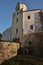 Gothic castle Malenovice with entrance gate