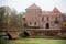 Gothic castle in Oporow, Poland