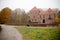 Gothic castle in Oporow, Poland