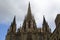 Gothic cathedral of Barcelona, headquarters of the Archbishopric of Barcelona, in Catalonia, Spain