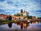 Gothic cathedral and castle on Albrechtsburg hill in Meissen, Saxony, Germany.