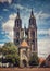 Gothic cathedral near the castle on Albrechtsburg hill in Meissen, Saxony, Germany.