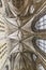 Gothic ceiling of the Church of the Teutonic Order in Vienna.