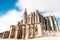 Gothic church in ancient city of Carcassonne.