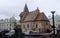 Gothic Church of St. Gertrude in the old town Kaunas, Lithuania. One of the oldest Brick Gothic churches and buildings of Gothic