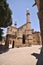 Gothic church St. nicholas rebuilt in addition to serving as a mosque minaret, northern Cyprus.