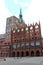 Gothic City Hall of Hanseatic town Stralsund in Germany