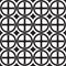 Gothic Cross in the circle seamless pattern. Popular motiff in Medieval european and Byzantine art.