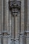 Gothic details of cathedral church in Antwerp