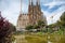 Gothic exterior of the Sagrada Familia