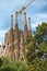 Gothic exterior of the Sagrada Familia