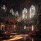 Gothic Grandeur: Majestic Library Interiors