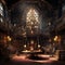 Gothic Grandeur: Majestic Library Interiors