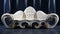 Gothic Grandeur: Octopus Sofa With Turtle Design In White And Gold