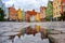 Gothic houses in the Old Town of Landshut, Bavaria, Germany