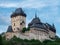 Gothic Karlstejn Castle in Bohemia Czech Republic on a Sunny Summer Day