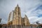 Gothic lion cathedral in Spain