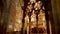 Gothic mausoleum of king Peter III of Aragon in Monastery of Santa Maria de Santes Creus, Aiguamurcia, Spain