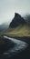 Gothic Mountain Landscape: Dark, Moody, And Iconic