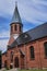 Gothic parish church with belfry