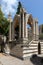 Gothic pavilion in the cloister of San Nicolo l`Arena