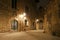 Gothic quarter at night. Barcelona