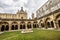 Gothic romanesque cloister of old Coimbra Cathedral, Se Velha de Coimbra in Portugal