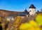 Gothic royal castle Karlstejn near Prague, czech republic