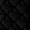 Gothic seamless pattern on a black background.
