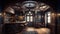 Gothic speakeasy bar interior, AI Generative