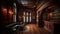 Gothic speakeasy bar interior, AI Generative