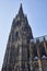 The gothic spires of Cologne Cathedral reaching towards the sky