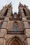 Gothic St. Elizabeth\'s Church in Marburg. Vertical
