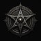 Gothic Steampunk Pentagram Logo For Dark Web Page