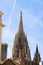 Gothic steeple of Barcelona Cathedral