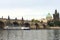 Gothic styled Charles Bridge, Prague, Czech, Europe