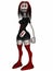 Gothic Toon Figure