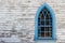 Gothic window in a church