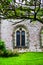 Gothic window detail of the mansion at Margam Park