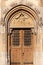 Gothic wooden door