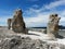 Gotland strange stone formation, sweden